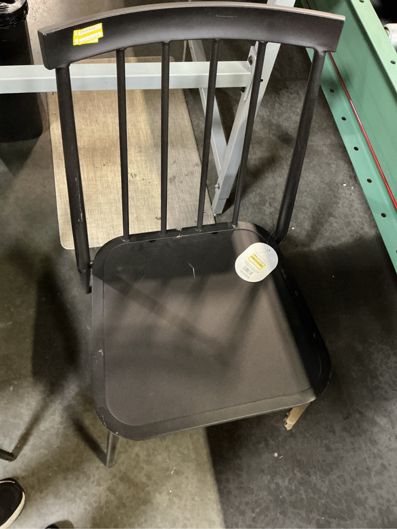 Condition photo showing Good Condition for windsor armless patio dining stacking chair black - threshold™