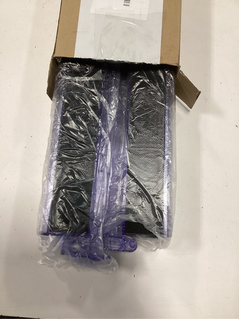 Condition photo showing Good Condition for mahjong racks with pushers, anti-slip design clear all-in-one mahjong racks and pushers - modern american mahjong tile racks set of 4 (bling purple)