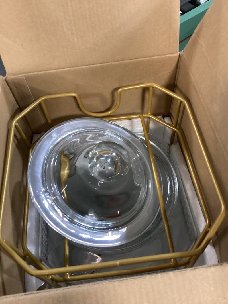 Condition photo showing Good Condition for Drink Dispenser,2 Gallon Drink Dispensers for Parties,Beverage Dispenser with Stand,Glass Lid and Stainless Steel Spigot Leak-proof, Ideal for Lemonade,Juice, Tea, and Party Drinks