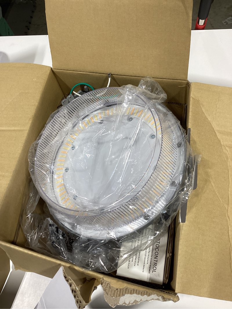 Condition photo showing Good Condition for lithonia lighting 175-watt equivalent integrated led gray area light with switchable color temperatures