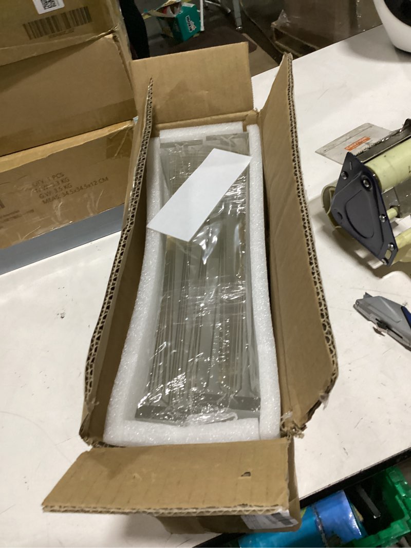 Condition photo showing New/Like New for 12 pack acrylic sign holder 8.5 x 11, double-sided clear sign holder plastic stands for display, t shape acrylic table sign stands for office store restaurants wedding party decoration vertical 12 pack 8.5x11
