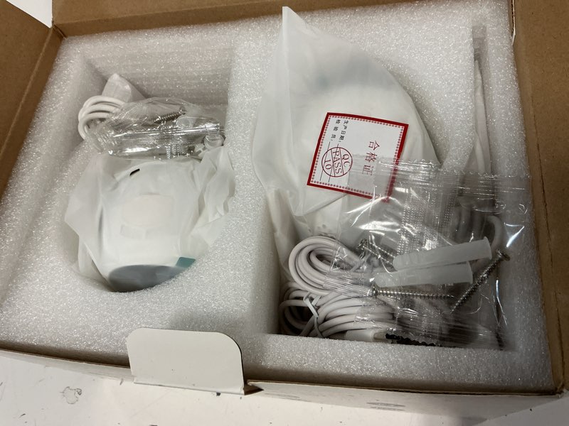 Condition photo showing Good Condition for 2k cameras for home security-2.4g wifi outdoor camera wireless solar/battery powered with solar panel, 360° viewing, ai human detection, color night vision, with sd storage, works with alexa(2 pack) b6-white-2pack-2.4g