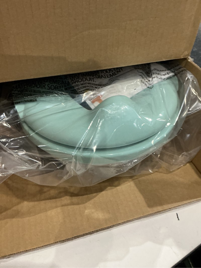 Condition photo showing Good Condition for ingenuity my size potty pro in green, infant potty training toilet, lifelike flushing sound, for ages 18 months, up to 50 pounds