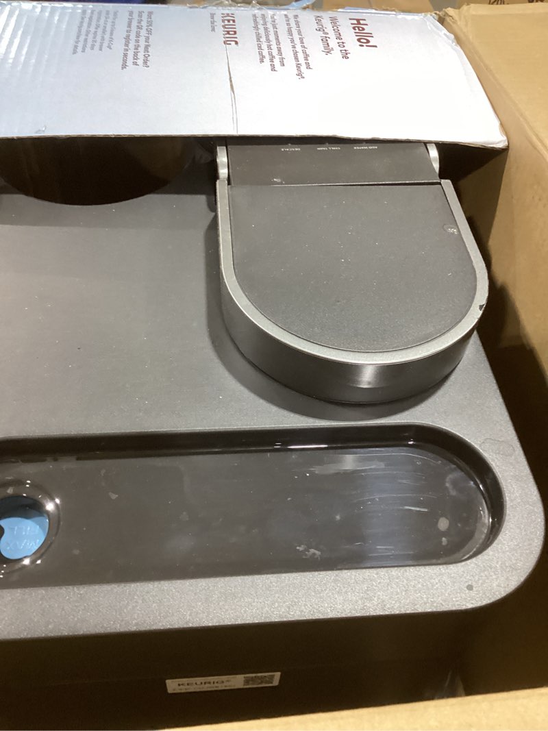 Condition photo showing As Is for Keurig K-Brew+Chill Iced or Hot Single-Serve K-Cup Coffee Maker with MultiStream and QuickChill Technology, 70oz. Removable Reservoir