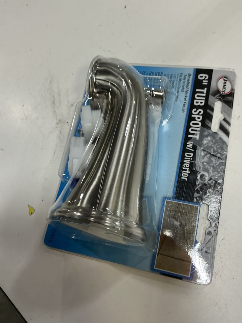 Condition photo showing Good Condition for danco brushed nickel universal fit bathtub spout with diverter