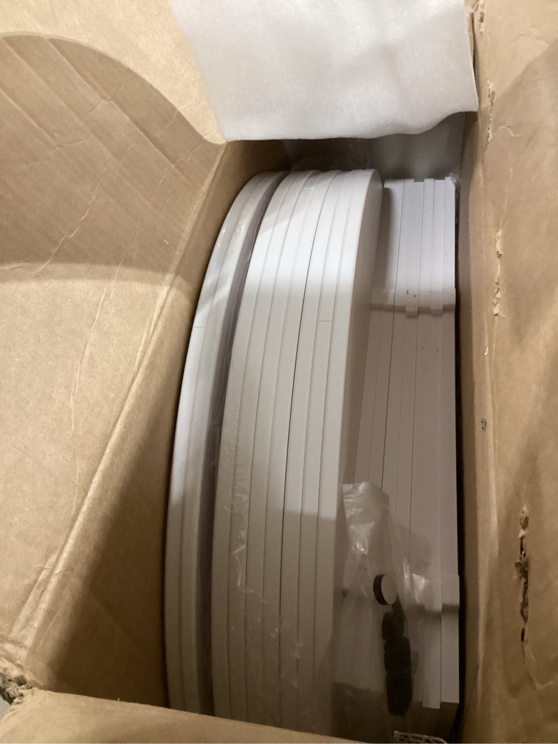 Condition photo showing Good Condition for SpaceAid 7 Tier Rotating Shoe Rack Tower, Spinning Shoe Display Lazy Susan, Revolving 360 Shoe Rack Storage Round Carousel, Vertical Handbag Rotate Shoes Closet Organization (7-Tier White) 7 Tier (23.2"W x 63"H) White