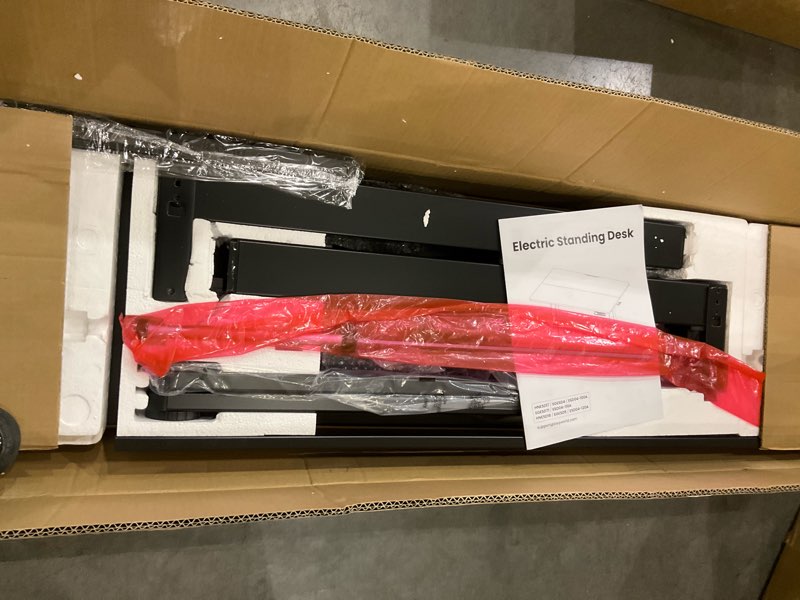 Condition photo showing As Is for Electric standing desk