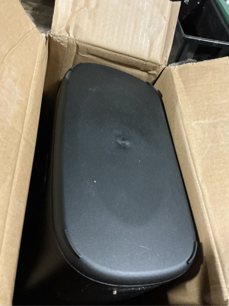 Condition photo showing As Is for amazon basics 8-sheet cross cut paper shredder and credit card shredder - black 8 sheet black