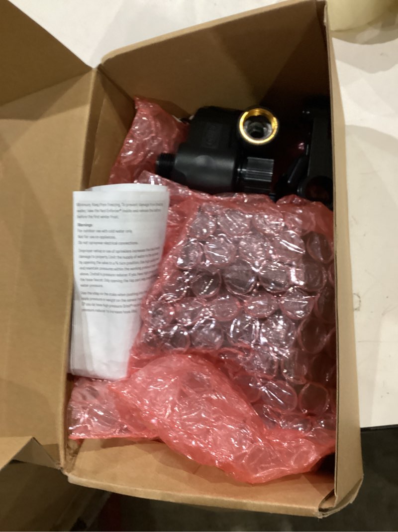 Condition photo showing As Is for orbit yard enforcer motion-activated sprinkler - outdoor animal repeller & lawn protector - motion sensor - multi-angle detection - weatherproof dual-purpose sprinkler - 62100