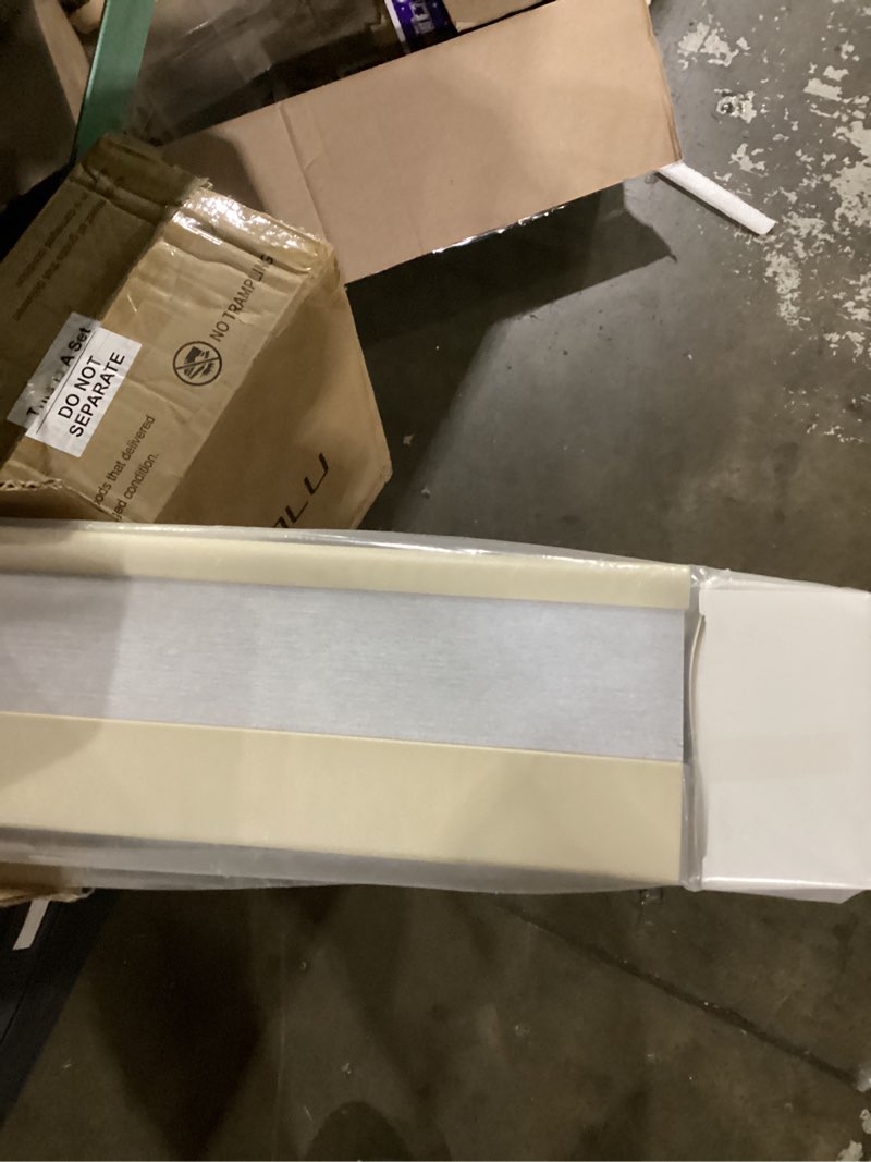 Condition photo showing Good Condition for lazblinds cordless cellular shades, blackout privacy honeycomb shades for home, thermal insulation noise reduction blinds for windows, 36'' w x 48'' h, cream blackout-cream 36'' w x 48'' h