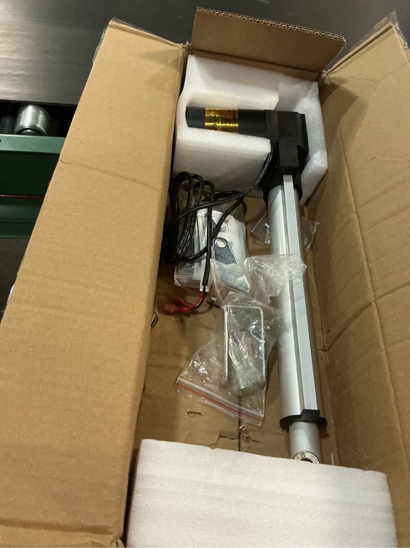 Condition photo showing Good Condition for 12v linear actuator, 10 inch stroke heavy duty electric actuator 6000n/1320lb with manual switch controller ip54 waterproof 10"/250mm 6000n-4mm/s 1