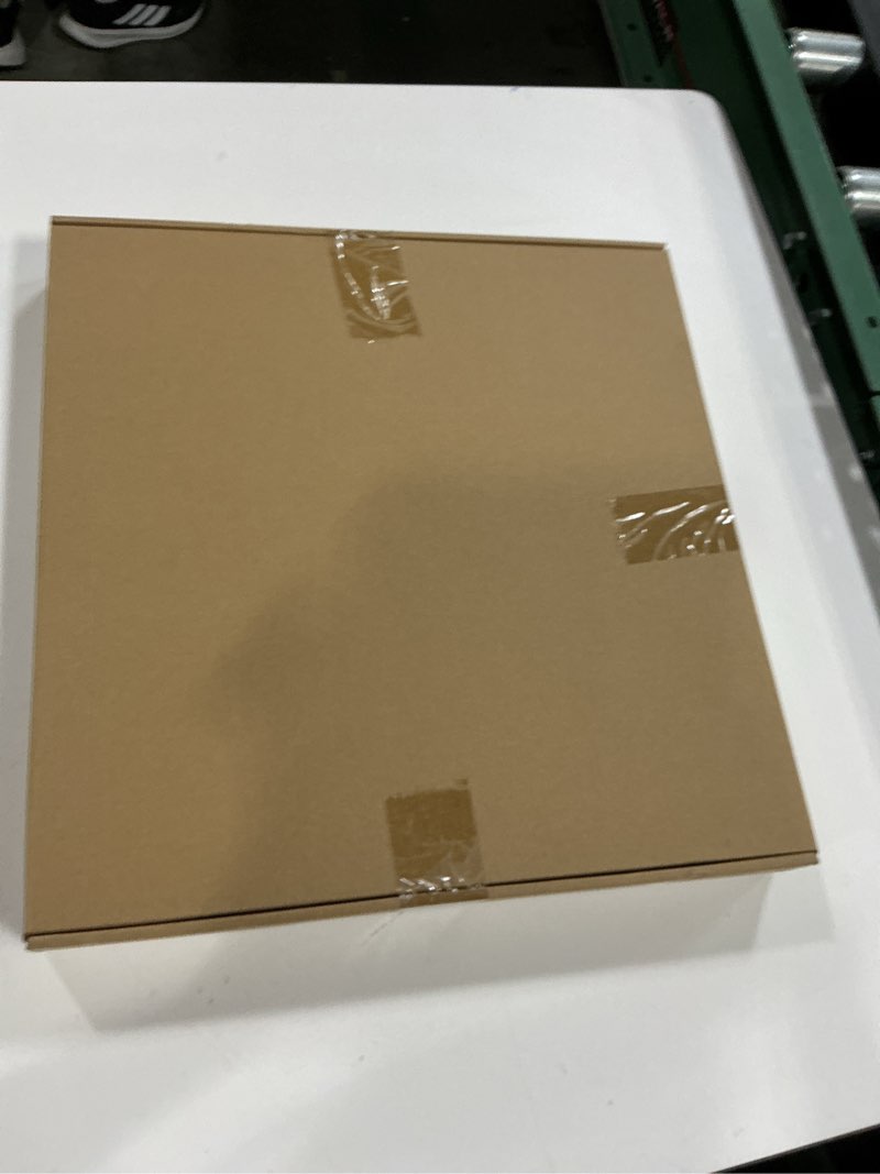 Condition photo showing New/Like New for cuspin 16 inch large wall clock, modern black metal clock for lving room decor, battery operated wall clocks round silent non ticking arabic numerals for bedroom, kitchen, dining room, office black arabic number 16 inch