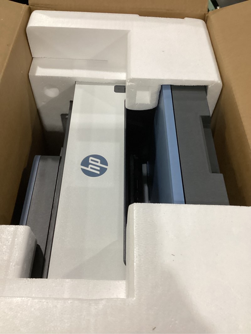 Condition photo showing As Is for incomplete not tested hp smart tank 7602 wireless all-in-one ink tank printer, scanner, copier with 2 years of ink included, best-for-home office, cartridge-free refillable, ai-enabled (28b98a)