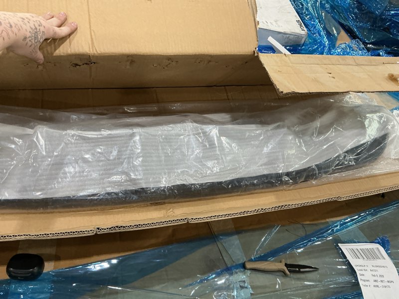 Condition photo showing New/Like New for Rear Bumper Diffuser Compatible with 2015-2023 Dodge Charger Scat SRT Pack Daytona (392) PP Splitter Spoiler Valance Chin Rear Diffuser Body kit Gloss Black