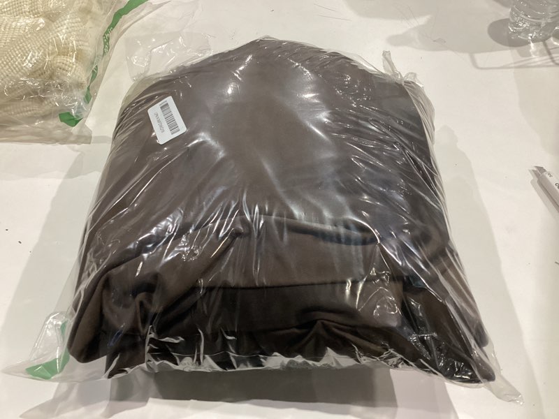 Condition photo showing Good Condition for nicetown brown velvet blackout curtains 96 inches long, room darkening home decor light blocking thermal insulated rod pocket drapes for theater and movie room (set of 2, 52 x 96) brown series - brown 52"w x 96"l (pack of 2)