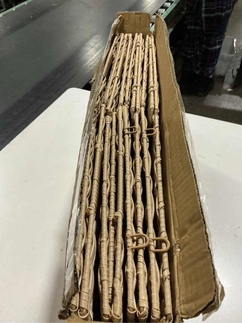 Condition photo showing Good Condition for TAIMEI&G02 12x12x12inch Plastic Wicker Cube Baskets Large Square Foldable Handwoven Laundry Organizer Set of 4, Beige