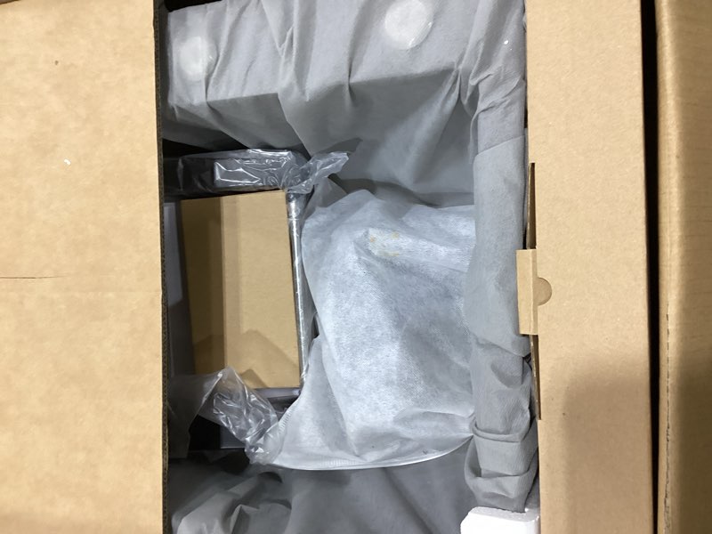 Condition photo showing As Is for Black Kitchen Sink with Faucet, Top Mount/Drop-In 3 Hole Single Bowl Stainless Steel Sink with Cup Washer, Soap Dispenser, Drainage kit for Bar, Kitchen, Balcony (19.7 * 17.7in) 19.7*17.7in Black
