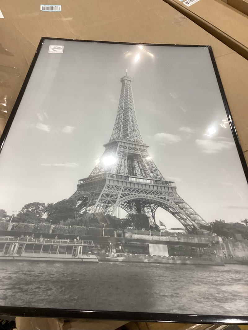 Condition photo showing As Is for upsimples 20x30 Picture Frame Black 3 Pack, Scratch-Proof Poster Frames 20 x 30 for Photo Gallery - Slide-In Strips, Horizontal or Vertical Wall Mounting Black 20x30