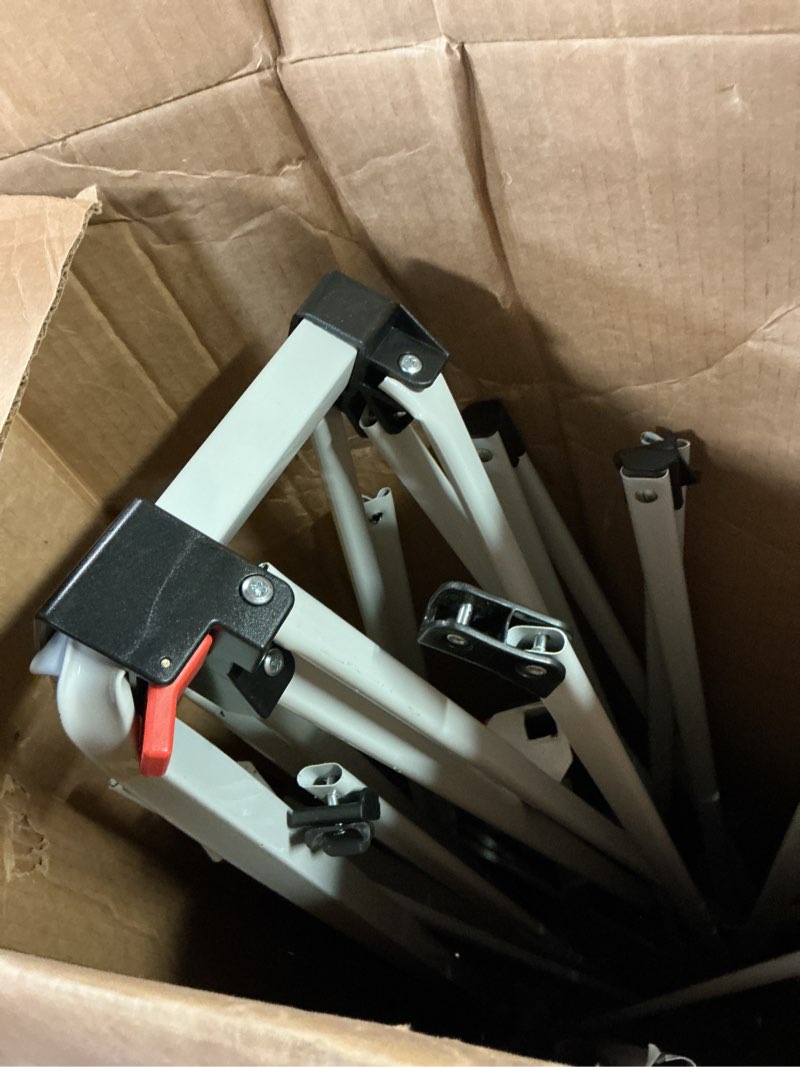 Condition photo showing As Is for 10 x 10-foot instant slant leg canopy