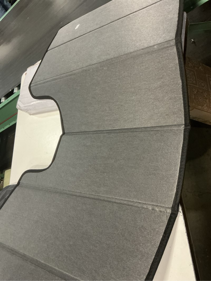 Condition photo showing Good Condition for custom fit car sun shade windshield | sun visor | car window shades | fold up front sunshade visor | compatible with mercedes gl450 gl500 gl550 13-19 | cfs-240-s | silver & grey 1-pc set