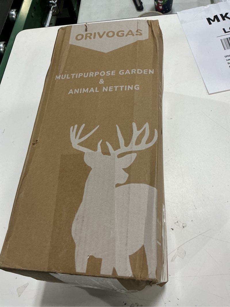 Condition photo showing New/Like New for Deer Fence Netting,Plastic Mesh Fence 6.5x50ft,Reinforced Edges 55gsm Heavy Duty Animal Barrier,Ideal for Garden Netting,Against Bird,Temporary Fence,Fruit Plant Protection,Black 6.5ft*50ft