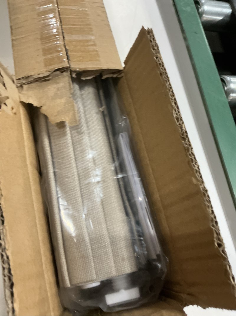 Condition photo showing Good Condition for unishades 100% blackout no tools no drill cordless roman shades for windows, size 19 3/4" w × 60" h (for windows 20" w × 60" h) blackout - beige blackout - beige 20" w × 60" h