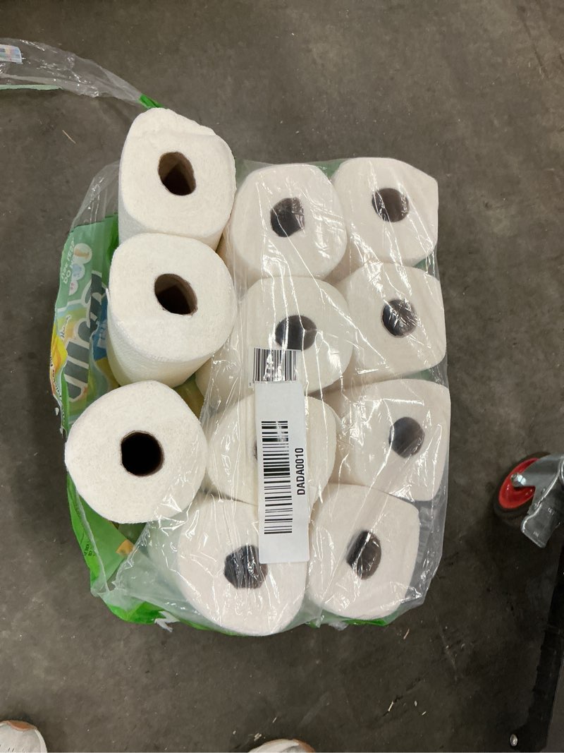 Condition photo showing Good Condition for bounty white, select-a-size paper towel roll (12 double rolls)