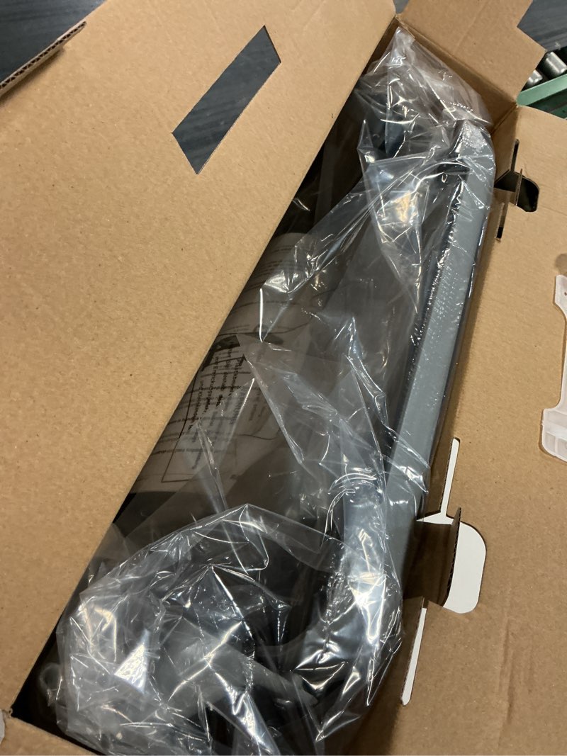 Condition photo showing New/Like New for lumex folding walker tray with cup holders – clip-on walker accessory, tool-free installation, grey