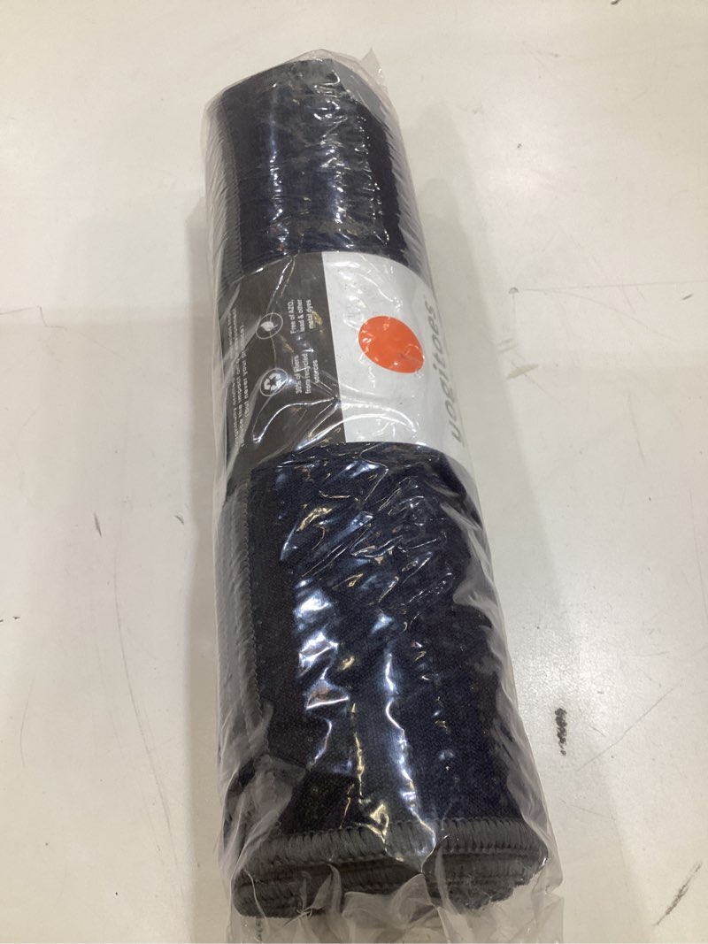 Condition photo showing Good Condition for yogitoes yoga hand towel - quick drying microfiber, lightweight, easy for travel, use in hot yoga, vinyasa and power, 16 inch (40cm) midnight 71" x 24"