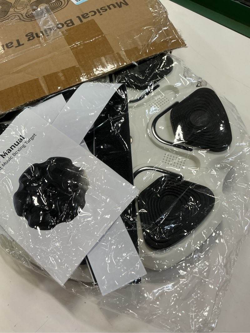 Condition photo showing Good Condition for SPIEEK Music Boxing Machine with Gloves for Adults Boxing Machine Wall Mounted Music, Smart Connection Boxing Equipment for Home and Gym, Training Machine with Electronic Wall Mounted White