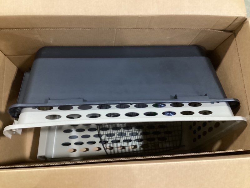 Condition photo showing Good Condition for Petmate Vari Dog Kennel - Portable Dog Carriers & Crates for Large Dogs, Airline-Friendly, Durable Plastic, Pet Carrier For Home and Travel, 36 Inches, Taupe and Black 36.0"L x 25.0"W x 27.0"H Kennel Only