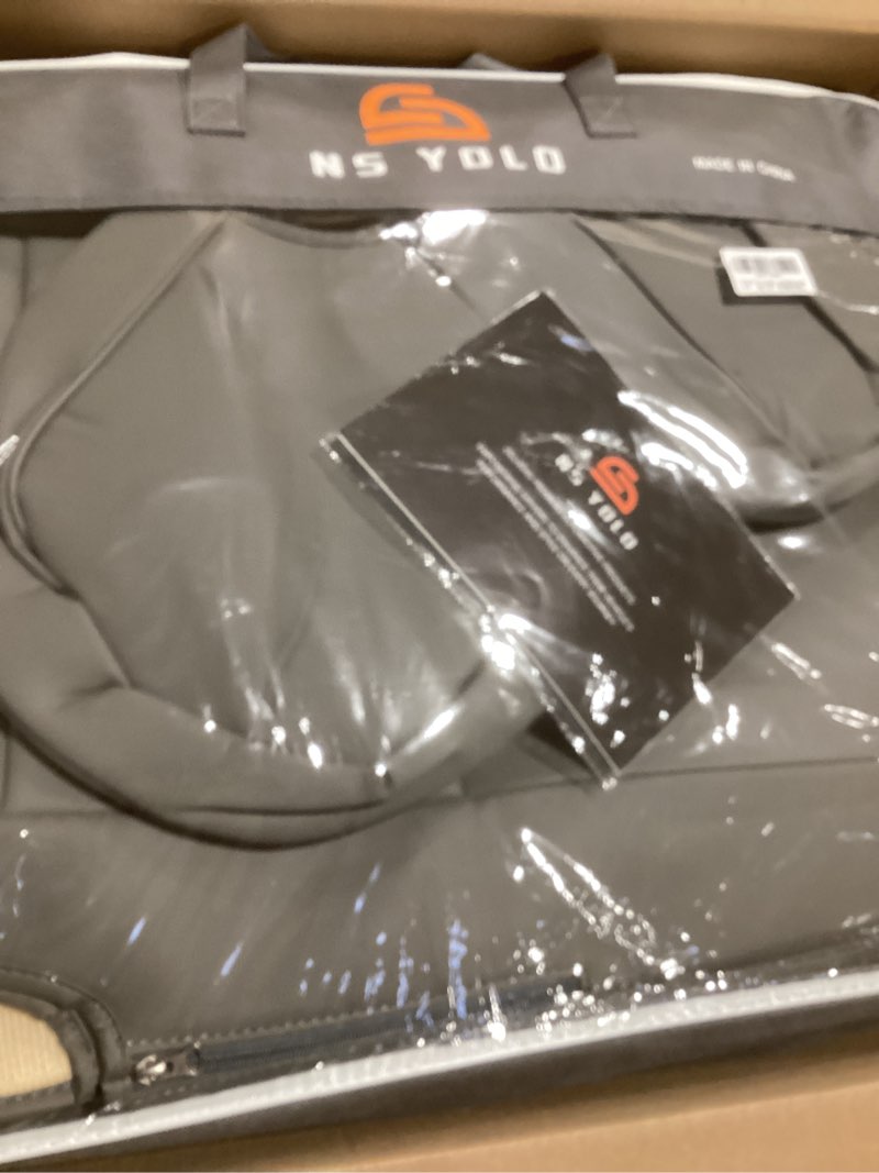 Condition photo showing New/Like New for NS YOLO Full Coverage Leather Car Seat Covers for Cars,SUVs and Pick-up Trucks,Car Seat Protector,Automotive Seat Covers,Car Seat Cushion,Grey Seat Cover,Front Seat Cover for 2 Seats Grey Front Pair