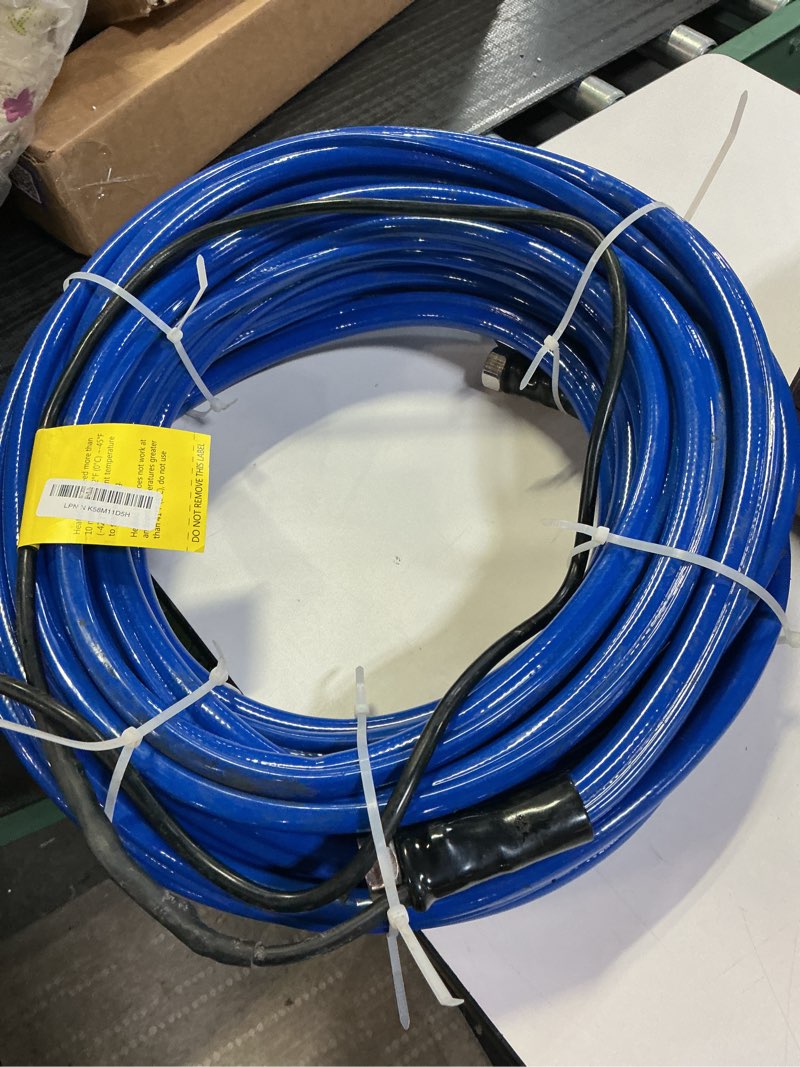 Condition photo showing As Is for 75FT Heated Water Hose for RV, 45F Antifreeze, Drinking, Garden, RV Accessory, Auto Accessory