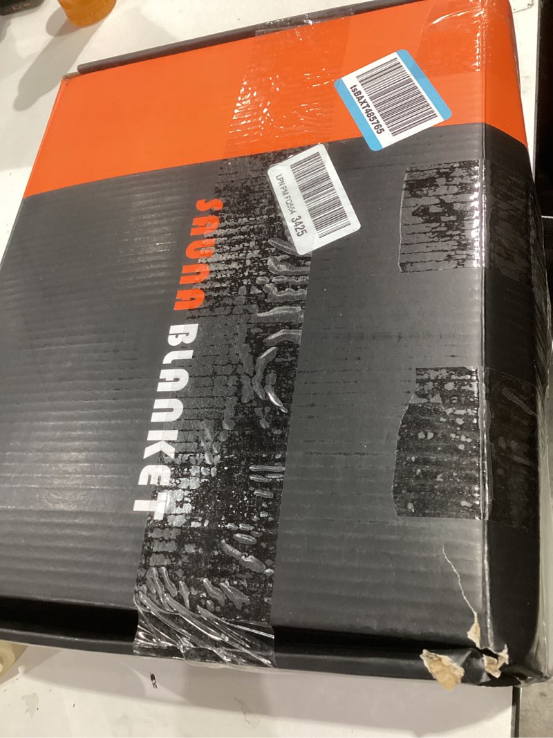 Condition photo showing Good Condition for Infrared Sauna Blanket-Sauna Blanket for Home Use, Portable Design for Relaxation and Detoxification Highest 176?, 20-60 Minutes Timer, 6 ft x 2.65 ft (Black)