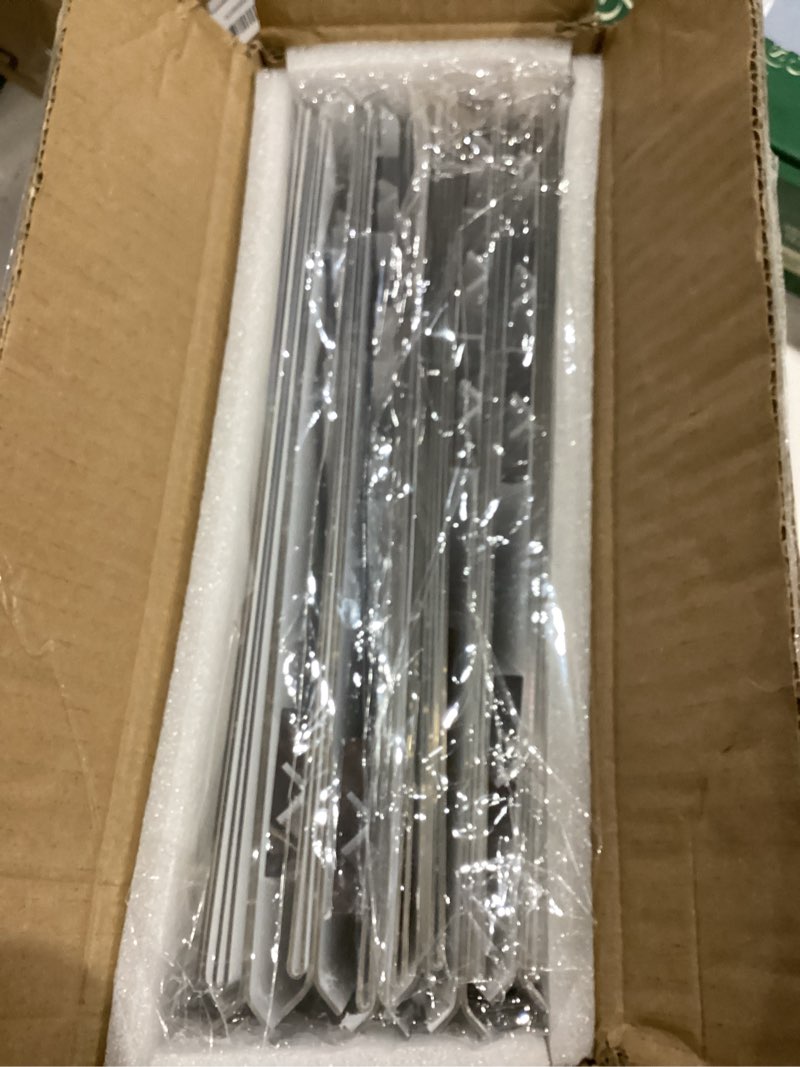 Condition photo showing Good Condition for Dynta Acrylic Sign Holder 8.5 x 11 Inches 14 Pack Double Sided Clear Display Stand Vertical Table Sign Holder Plastic T Shape Document Menu Flyer Holder for Office Stores Restaurants Wedding Party 8.5x11 Inches