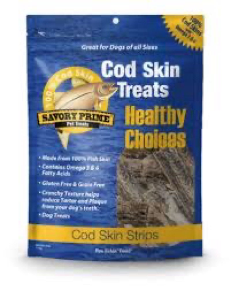 Nature Gnaws Cod Skin Strips for Dogs 4-6" (12oz) - Delicious Fish Skins for Small, Medium & Large B