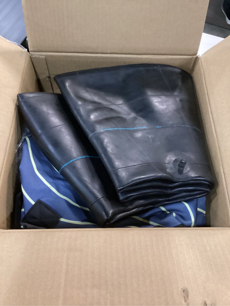 SereneLife 44'' Snow Tube for Sledding - Heavy Duty Rubber Inner Tube, Oxford Cover, Thickened PVC B