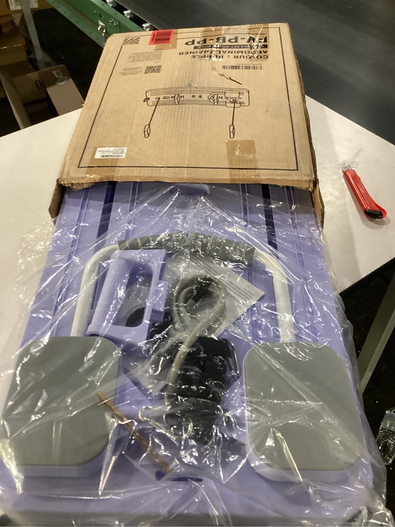 Colour pruple abdominal trainer