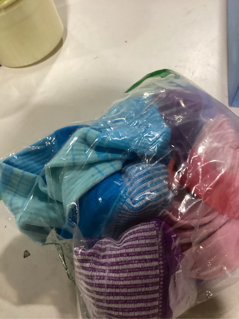 Condition photo showing New/Like New for FITRELL 3 Pairs Compression Socks for Women and Men 20-30mmHg-Circulation Support Socks Large-X-Large Pink+purple+blue