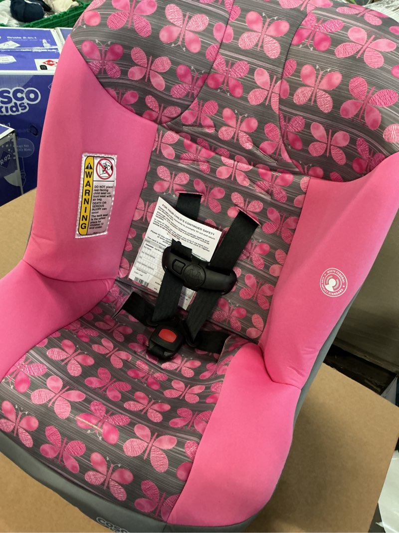Condition photo showing Good Condition for cosco kids scenera extend infant & toddler convertible car seat, pink butterfly