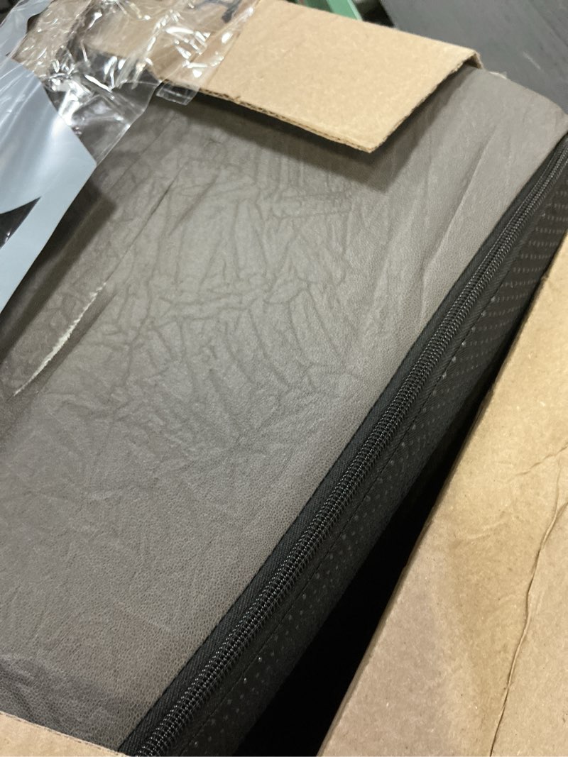 Condition photo showing As Is for Dog Stairs for Small Dogs 15.7" H, Curved Dog Step for Puppy, Older Cat, Medium Pet Ramp for Sofa, Couch or Chair, Ladder with High Density Foam, 3 Step, 15.7x22.4x15.7 inch, Brown Brown 3 15.7x22.4x15.7in