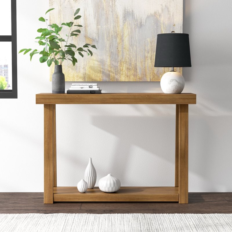 bahez solid wood console table