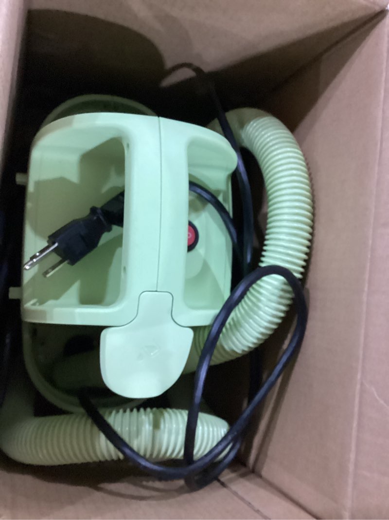 Condition photo showing As Is for BISSELL Little Green Mini Portable Carpet and Upholstery Deep Cleaner, Car/Auto Detailer, with HydroRinse Self-Cleaning Tool and 4" Tough Stain Tool, Tea Green, 4075