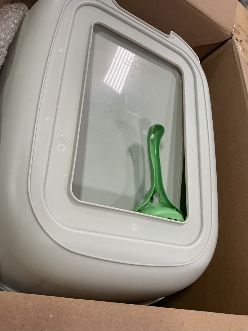 Condition photo showing Good Condition for Purina Tidy Cats Breeze Covered Cat Litter Box System Kit with Pellet Cat Litter, Hooded Litter Box,