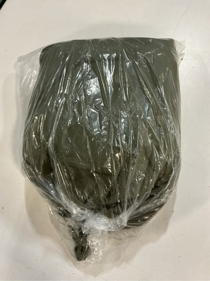 Condition photo showing Good Condition for organic crisp percale duvet cover, full/queen, dusty olive