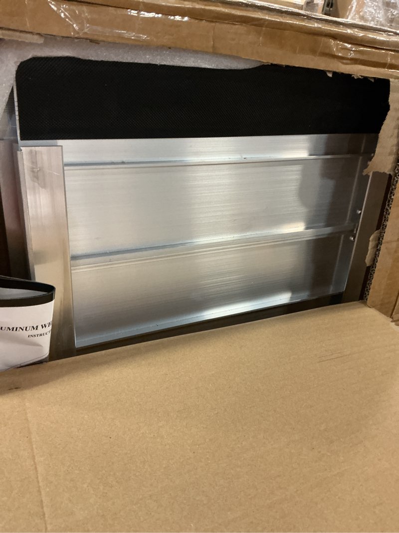 Condition photo showing Good Condition for VNN Portable Wheelchair Ramp 4FT, Non-Slip Aluminum Ramps for Wheelchairs for Home, Handicap Wheelchair Ramps for Home Steps, Aluminum Loading Dock Plates, Doorways Aluminum 4FT (Usable height 4-12 inch)