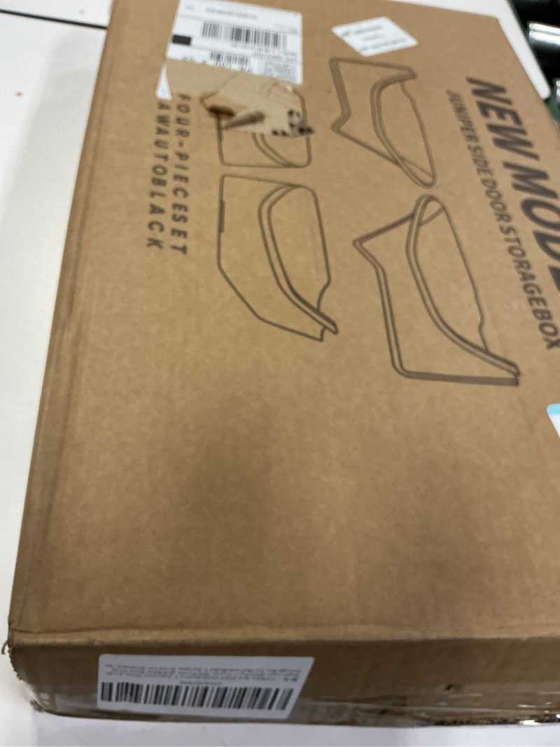 Condition photo showing Good Condition for New 2025 2026 Model Y Juniper Door Side Organizer 4PCS Full-Cover TPE Front and Rear Door Side Storage Box for Refresh Model Y Juniper Interior Accessories L-For Model Y Juniper Side Door Organizer