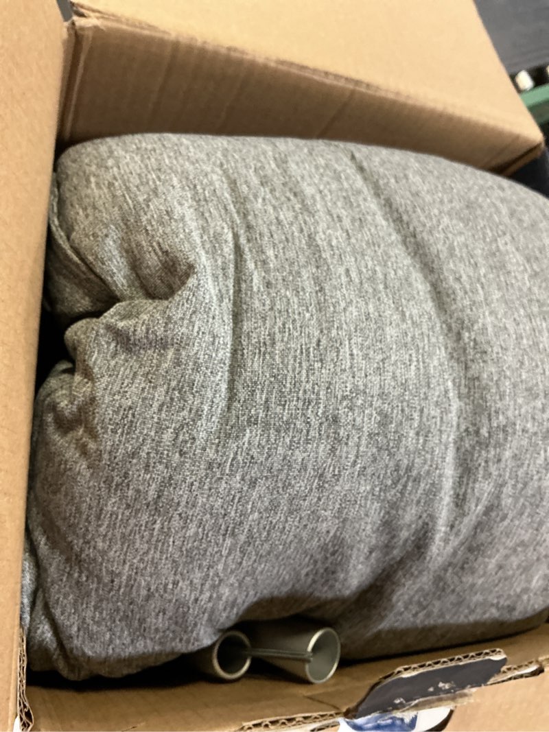 Condition photo showing As Is for eno supernest sl 55 in. w x 96 in. l 2 person gray spreader bar hammock