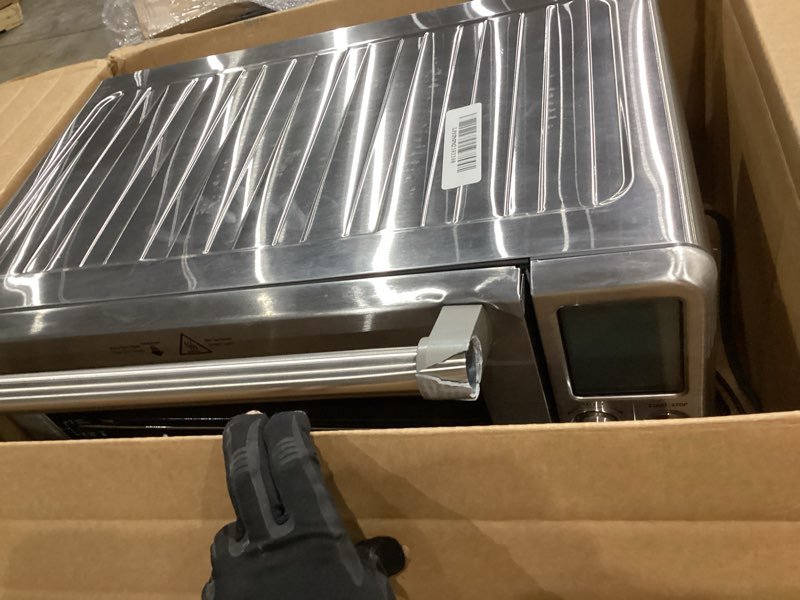 Condition photo showing As Is for breville bov900bss smart oven air fryer pro and convection oven, brushed stainless steel