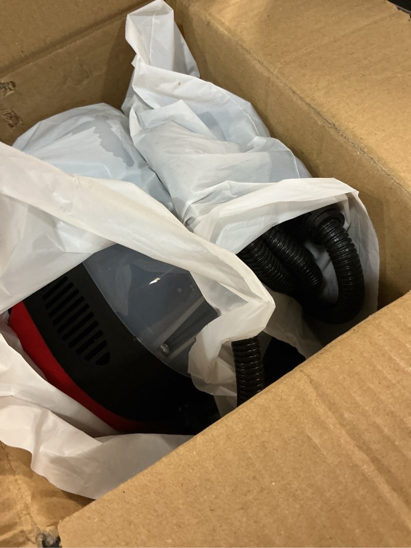 Condition photo showing As Is for irishom 2500w handheld steam cleaner high temperature pressurized steam cleaning machine portable car steamer with brush heads (red)